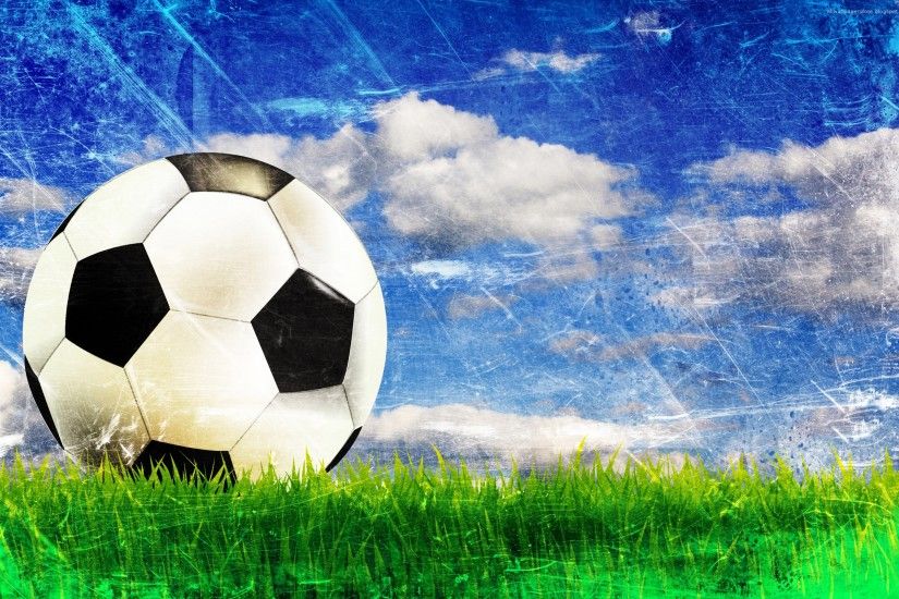Ball on the grass wallpapers and stock photos