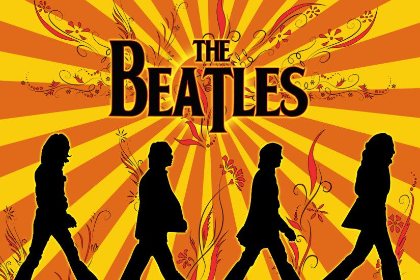 The Beatles Love Computer Background