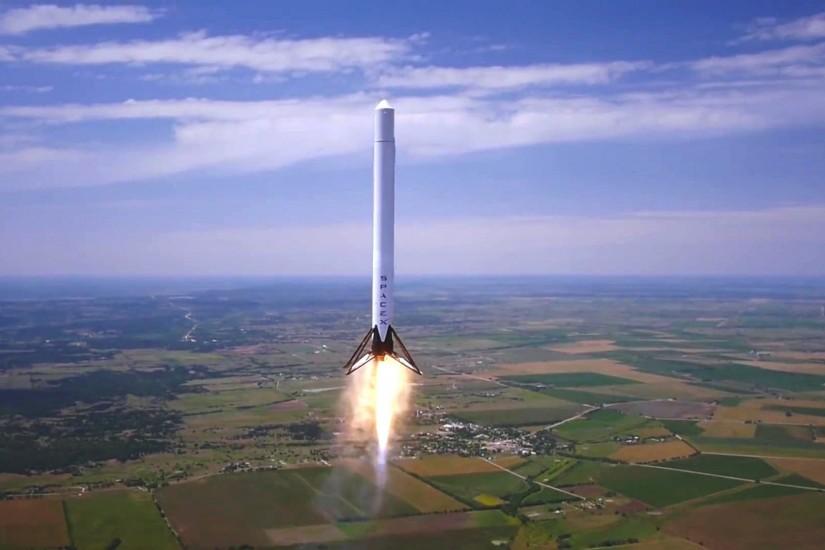 SpaceX - Falcon 9 Reusable (F9R) Rocket Flight Test of 1km [1080p] - YouTube