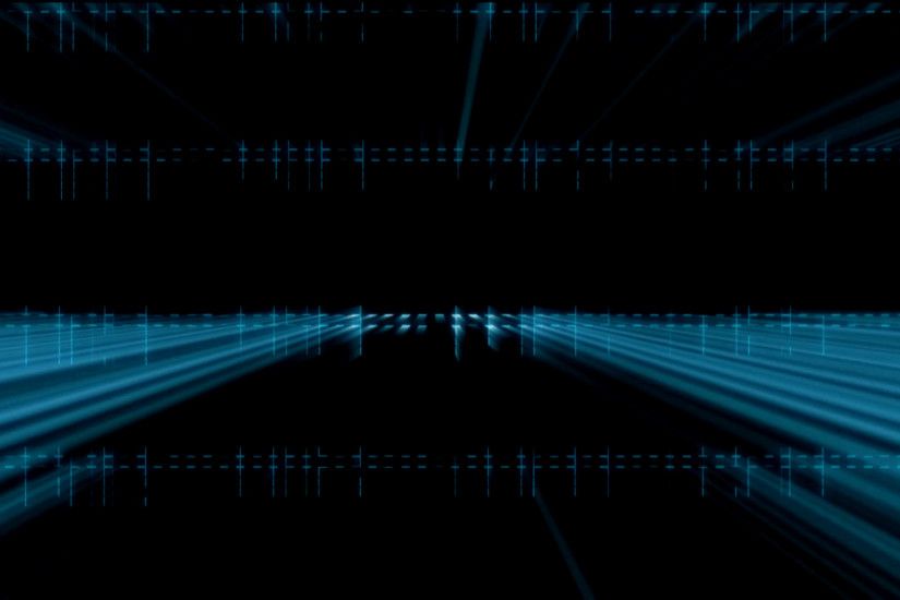 Tron Blue Artificial Intelligence AI Grid with Light Rays Background  Animation.