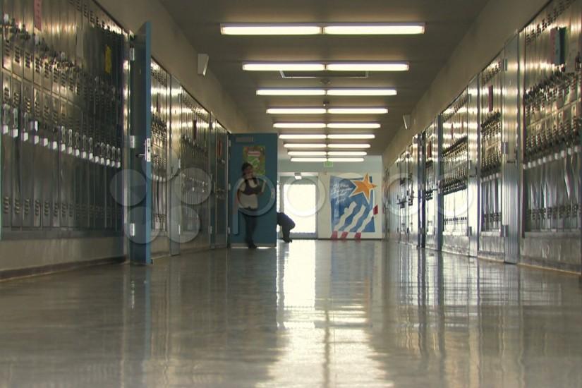High School Hallway ~ Stock Video Footage #397290 | Pond5 Anime School  Hallway Background