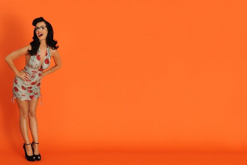 Katy Perry Orange Background