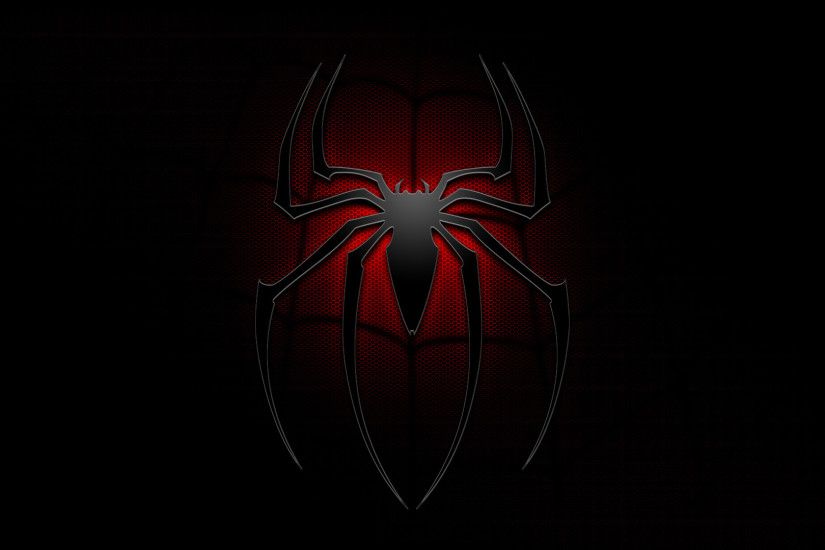 Black Spiderman Logo Wallpaper Free Desktop