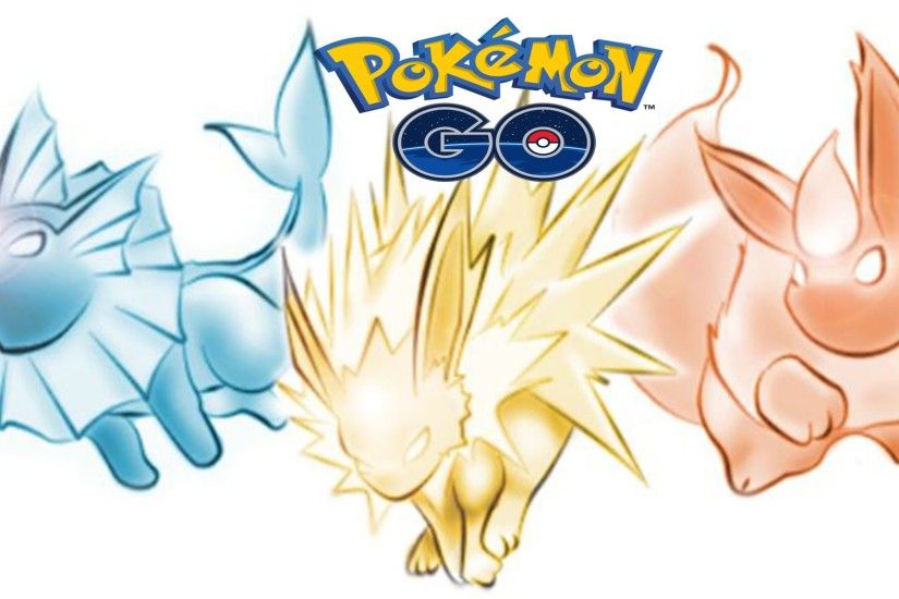 Pokemon Go Eevee Evolutions - Jolteon, Vaporeon and Flareon