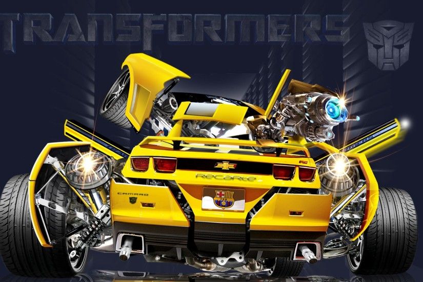 chevrolet camaro transformers bumblebee car free wallpaper