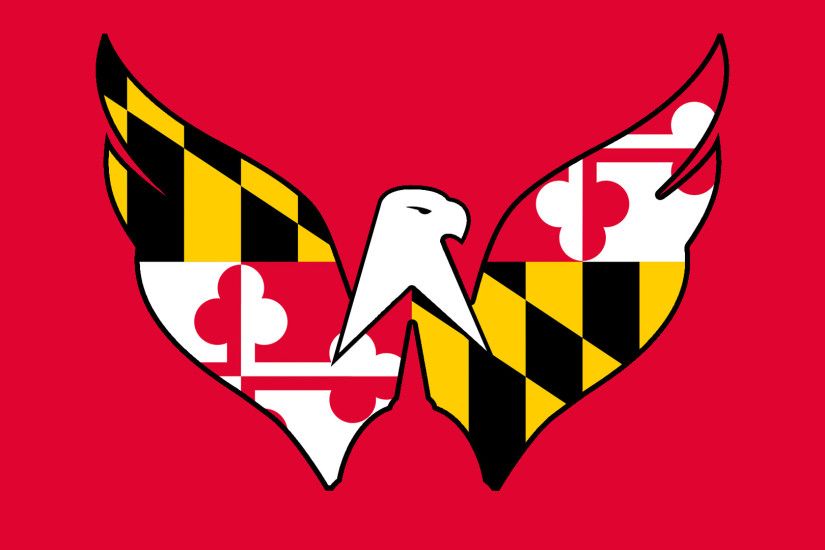 Maryland Flag Weagle Background by /u/StickyBooger (Full .