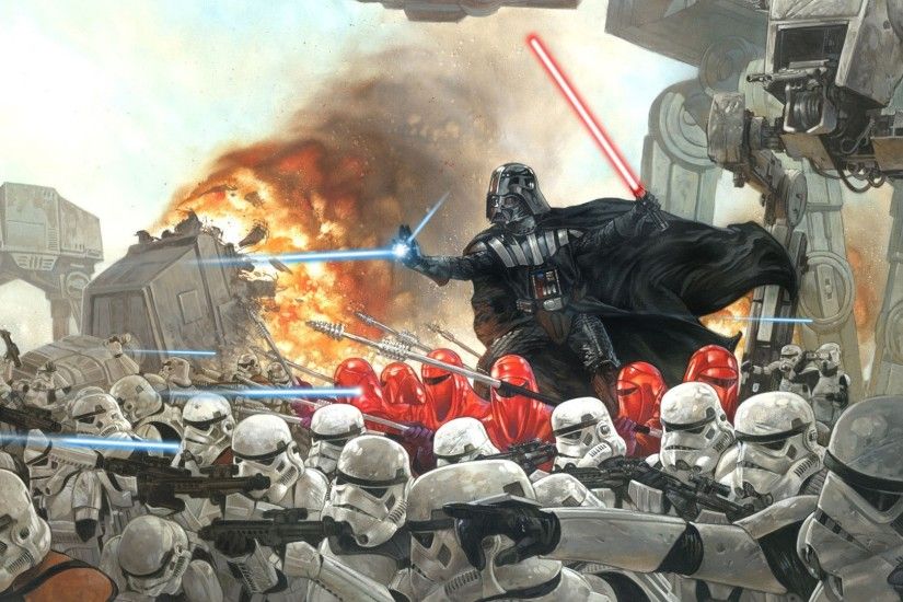 Star Wars stormtroopers Darth Vader dark side wallpaper | 1920x1080 .