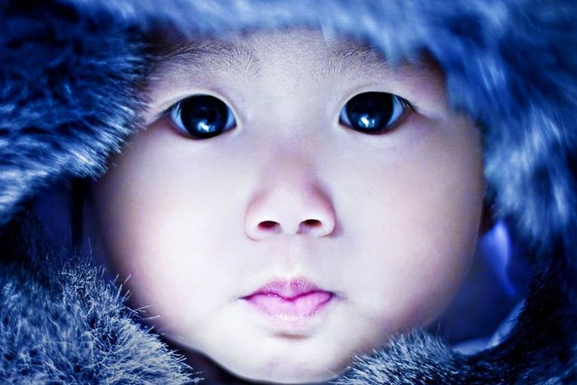 Blue Color Eyes Baby High Definition Wallpapers