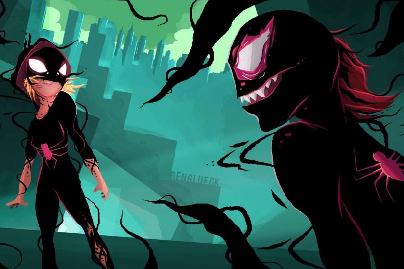 Symbiote Spider-Gwen by Ben3555