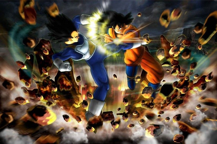 Goku VS Bejita Dragonball Z Wallpaper