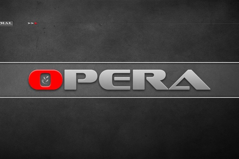 Wallpaper Opera, Browser, Red, Gray, Text HD, Picture, Image