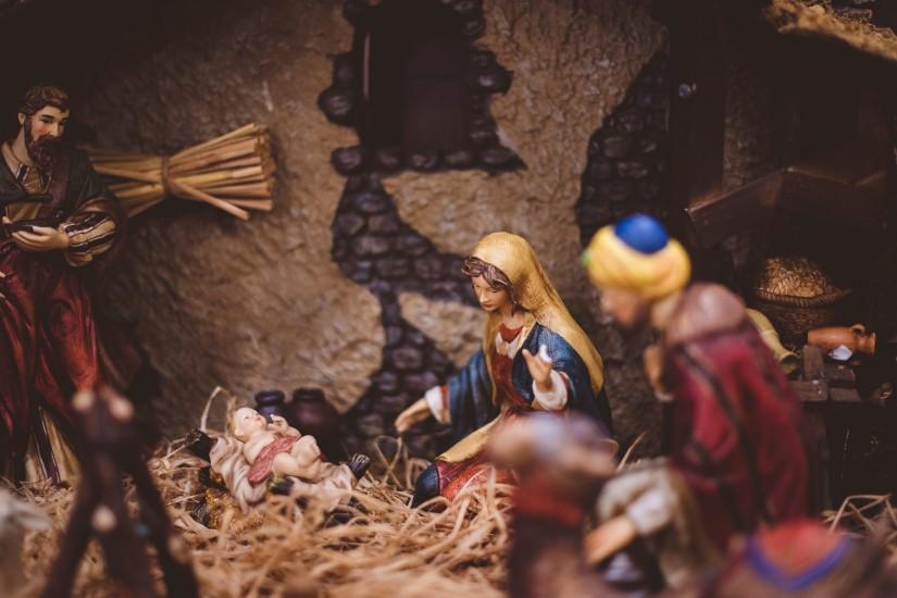 4K HD Wallpaper: Nativity Scene. Christmasð Season