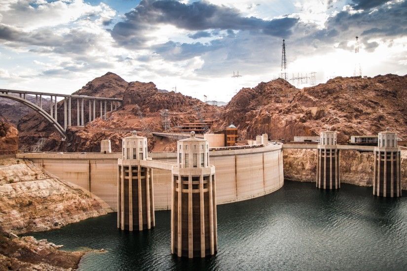 The Hoover Dam from Colorado river is in this free photography shared by  courtesy of Jiri Pavlik Â· Download as wallpaper from links listed below in  4K, ...