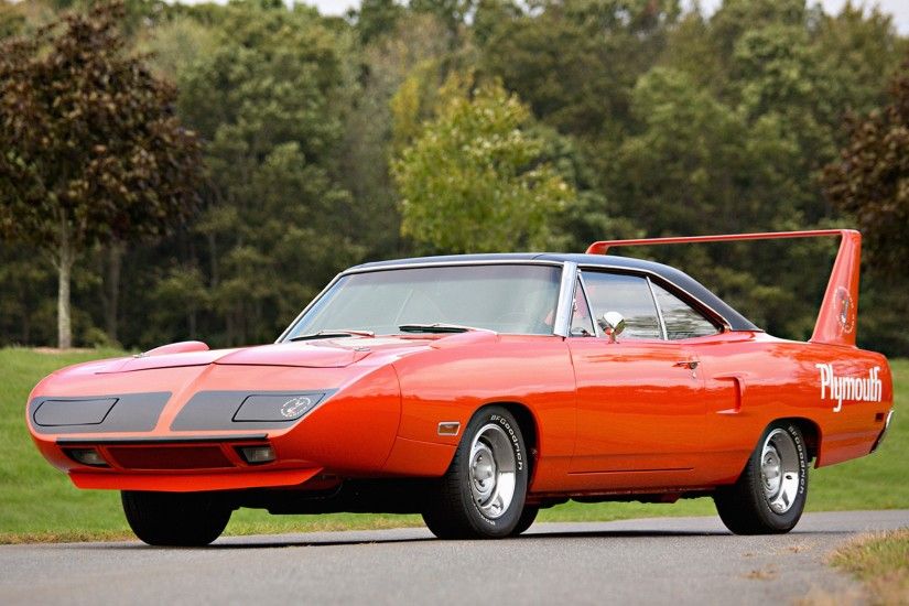 3840x2160 Wallpaper plymouth, road runner, superbird, muscle car, red