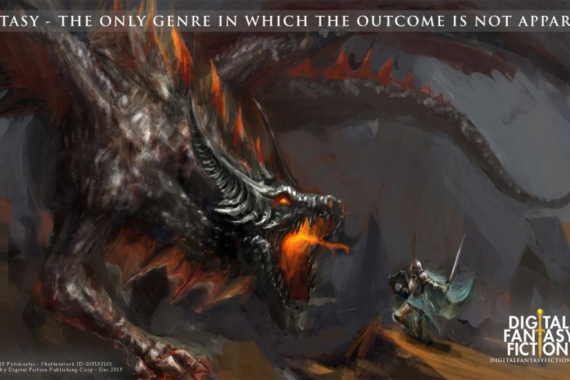 Knight vs Dragon - Copyright Fotokostic - Shutterstock ID 105132161