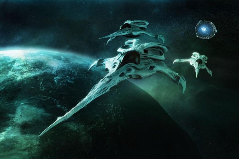 TV Show - Stargate Atlantis Wraith Wallpaper