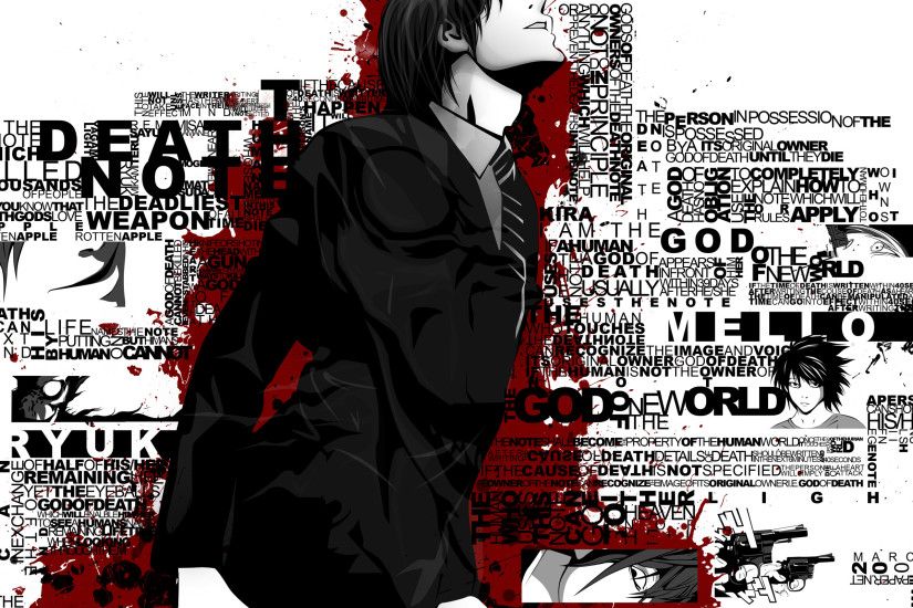 Death Note Typography HD desktop wallpaper High Definition | HD Wallpapers  | Pinterest | Death note, Hd wallpaper and Death