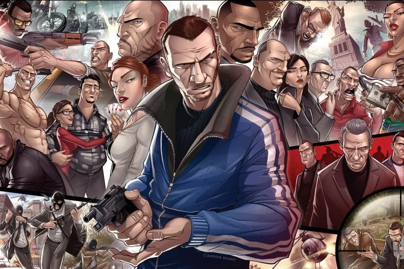 Grand Theft Auto IV Characters Wallpapers | HD Wallpapers