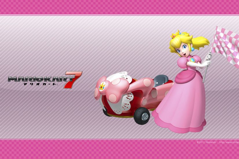 Mario Kart 7 Princess Peach Wallpaper