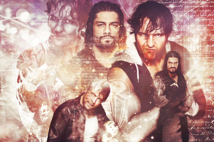 SmileDexizeR 2 0 Roman Reigns and Dean Ambrose WWE Wallpaper by SmileDexizeR