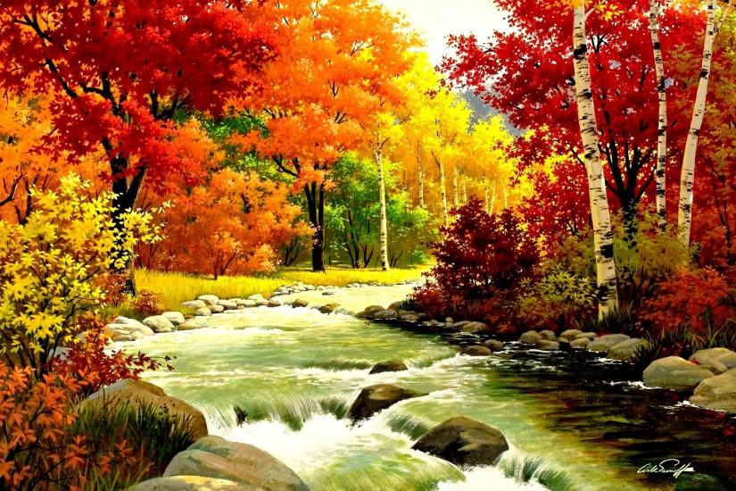 Autumn Fall Wallpapers River #2621 Wallpaper | Cool Walldiskpaper.com