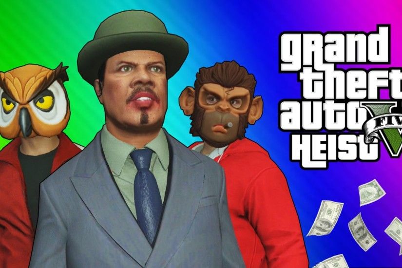 GTA 5 Heists #2 - Nogla's Outfits & Epic Car Chase! (GTA 5