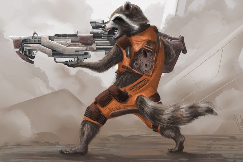 Movies / Rocket Raccoon Wallpaper