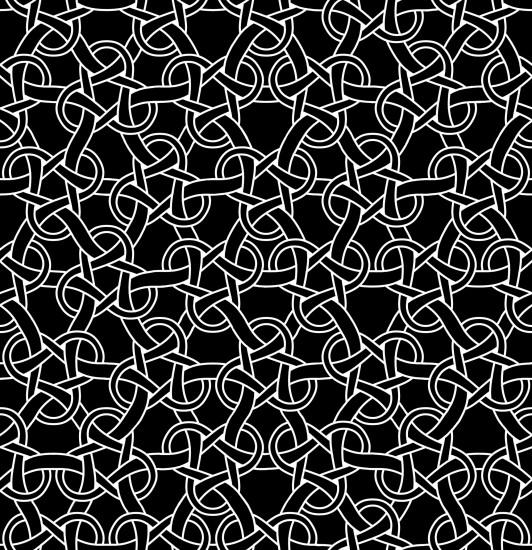 Celtic Knot Wallpaper Hexagon truchet celtic knot by