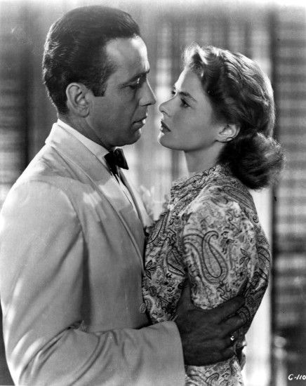 Humphrey Bogart and Ingrid Bergman - CASABLANCA