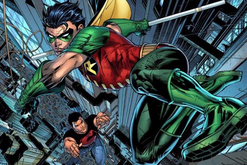 Dc comics robin superboy teen titans young justice wallpaper HQ .