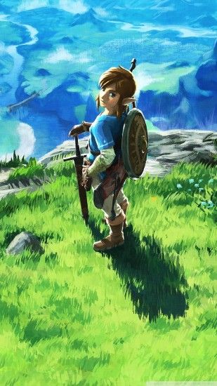Free The Legend of Zelda Breath of the Wild phone wallpaper by chom28