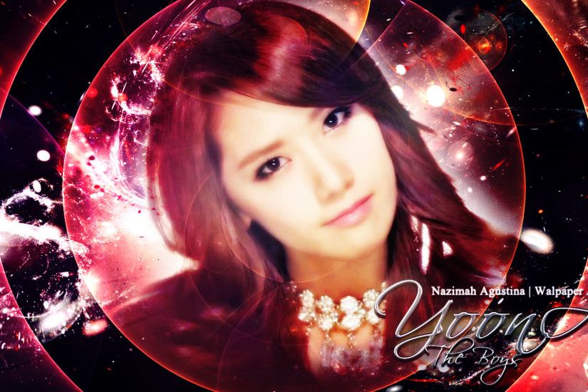 ... im yoona the boys comeback 2011 red wallpaper by nazimah agustina
