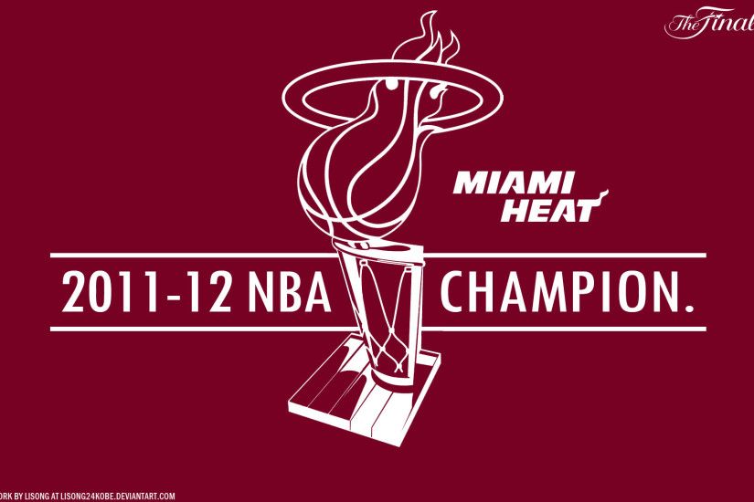 Miami Heat 2012 NBA Champions 1920Ã1200 Vector Wallpaper