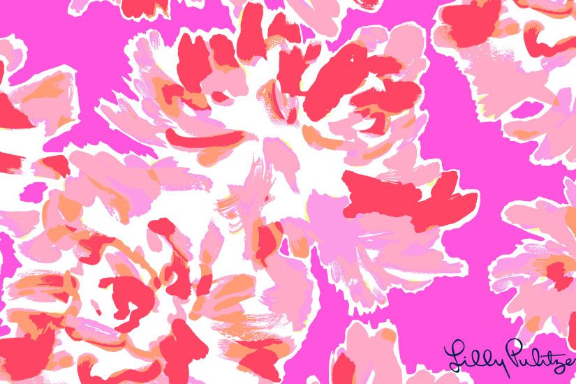 pink Serenade floral desktop Wallpaper