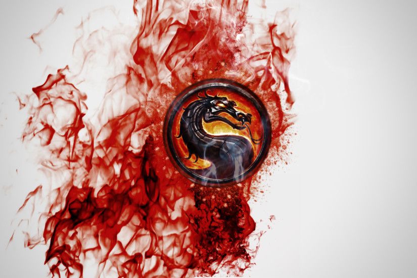 Images Mortal Kombat Dragons Blood Logo Emblem Games 1920x1080