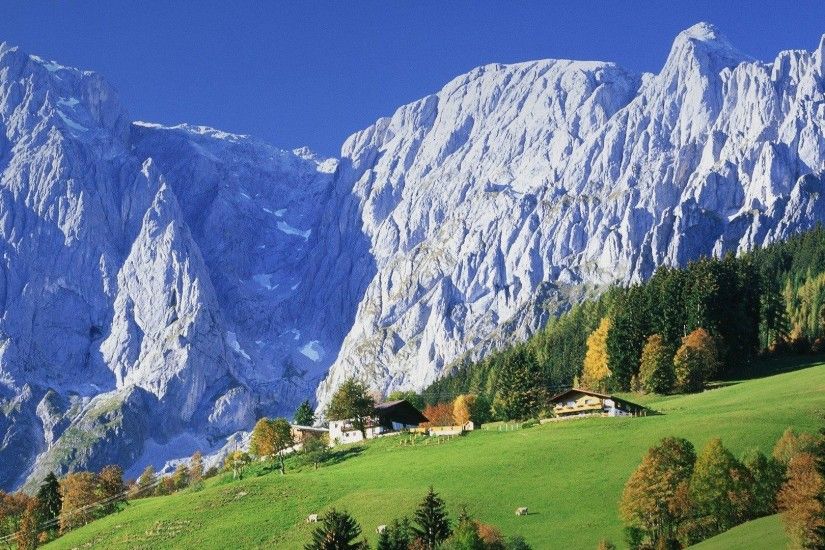 Stuning Scenery In Austrian Alps wallpaper