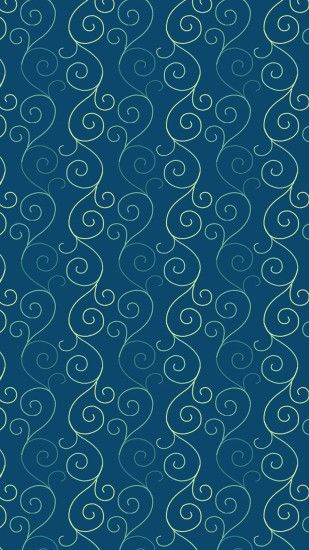Fancy Swirls - Light Blue wallpaper - shelleymade - Spoonflower ...