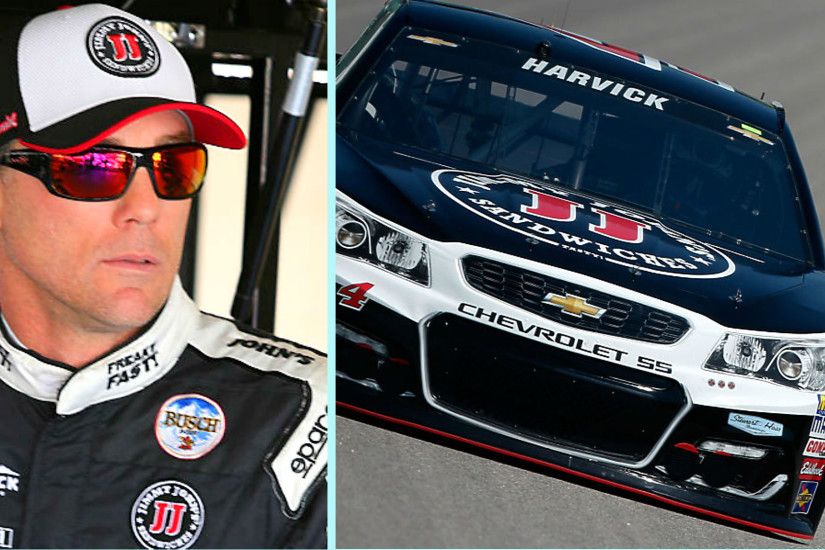 Kevin Harvick and his car (Getty Images)