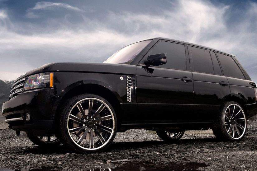 Preview wallpaper range rover, land rover, auto, wheels, tuning, clouds  1920x1080