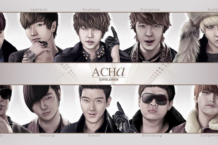 Super Junior A-CHa fanart by MadziaVelMadzik