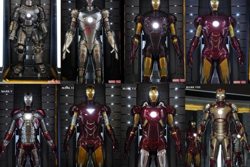 different iron man armors | am a fan of all the different iron man armor's  myself