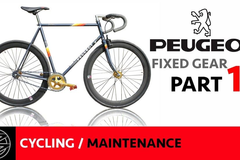 Bike Maintenance - Part 1 - The strip down- Vintage Peugeot Premiere Fixie  Restoration - YouTube