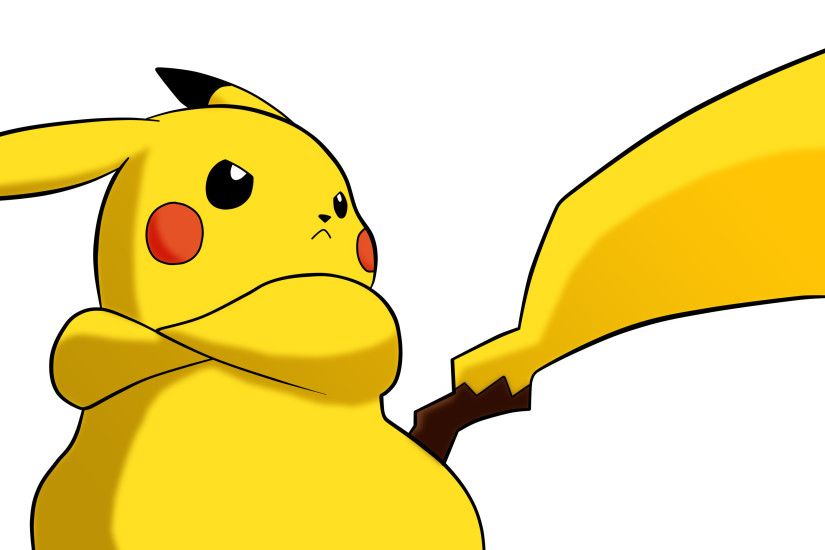 Angry Cute Pikachu Pokemon Wallpaper