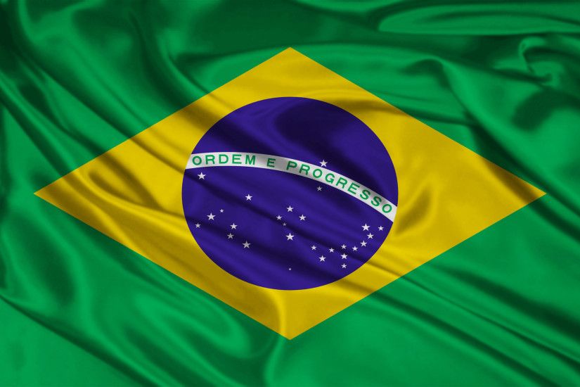 Free Download Brazil Flag For Desktop Wallpaper