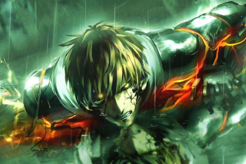 ... Awesome Genos One Punch man Wallpaper Wallpaper