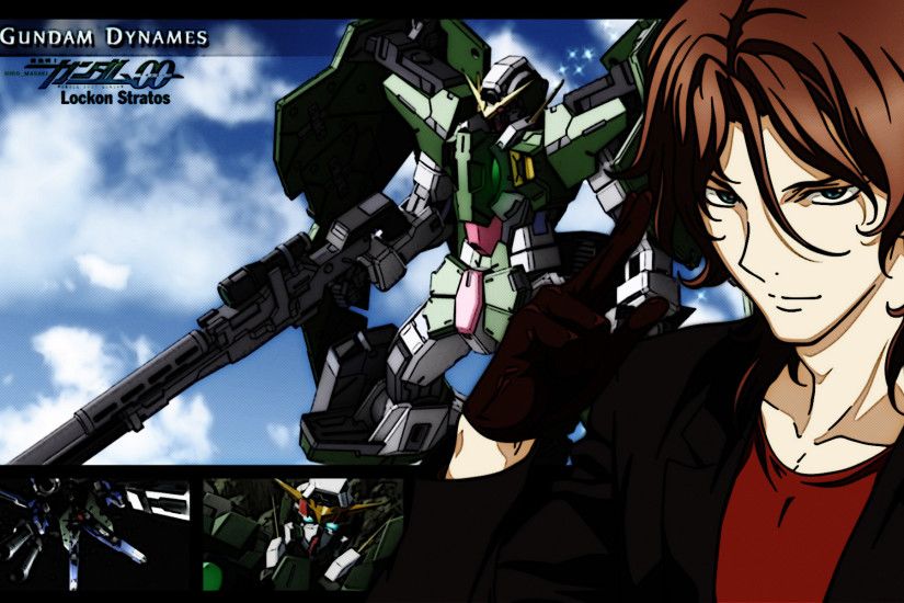 Lockon Stratos/Dynames wallpaper Â· Gundam 00
