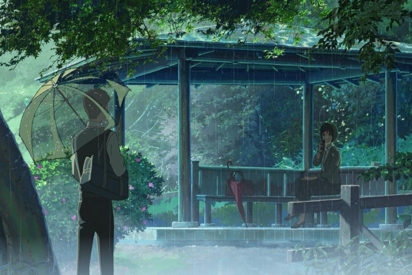 rain, The Garden Of Words, Makoto Shinkai Wallpapers HD / Desktop and  Mobile Backgrounds