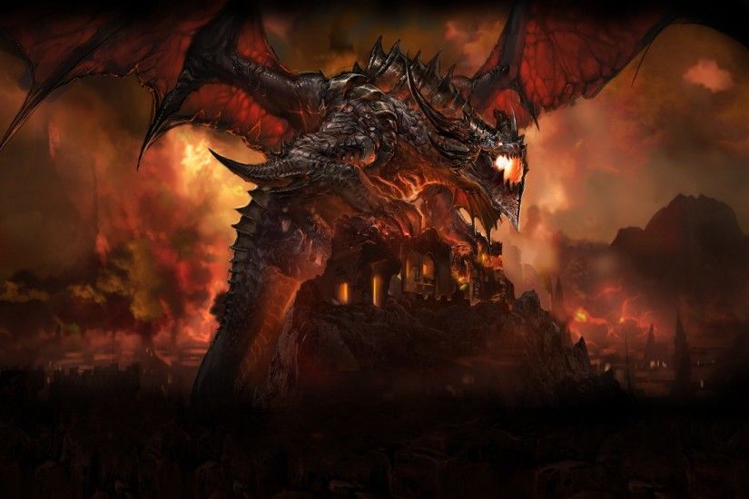 dragons World of Warcraft destruction deathwing wallpaper