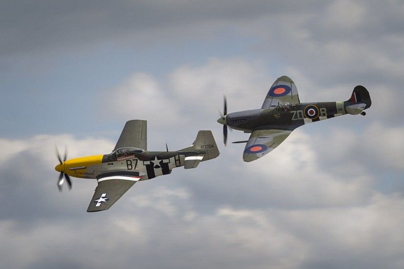 north american p-51 mustang spitfire fighters times second world war