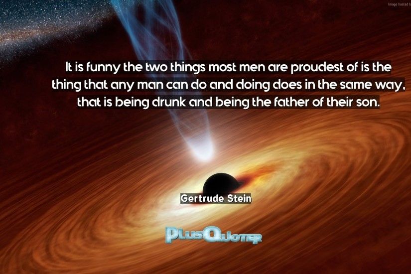 Download Wallpaper with inspirational Quotes- "It is funny the two things  most men are